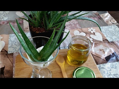 Kırışıklık , Egzama, Akne ,Tüm Cilt Sorunlarına Doğal Tedavi, Mucize Aloe Vera Yağı Yapımı