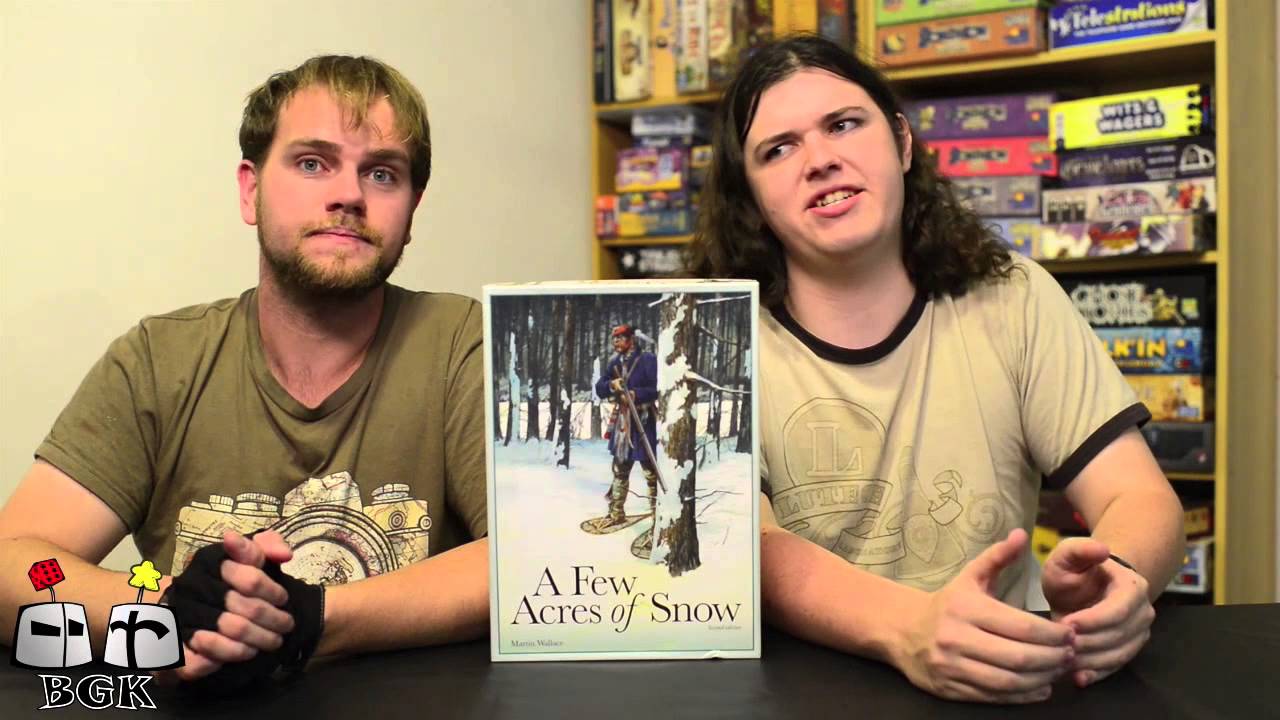 A Few Acres of Snow Review - with the Board Game Knights - YouTube