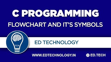 FLOWCHART INTRODUCTION | SYMBOLS| EXAMPLE | C PROGRAMMING LECTURES