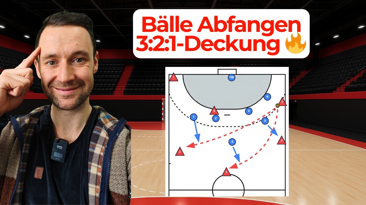 Viele Bälle abfangen in der 3:2:1-Deckung!