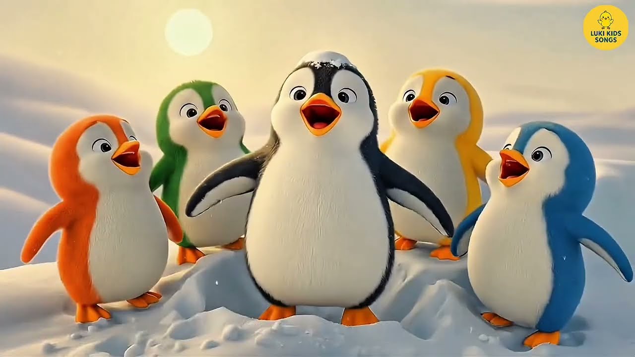 ❄️🐧 BRAVE LITTLE PENGUIN  | Luki Kids Songs | Cute 3D Kids Song About Courage