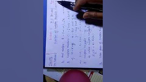 Functions of Complex Variable ,Lecture-1(Introduction) by Dr. Farhan Beg