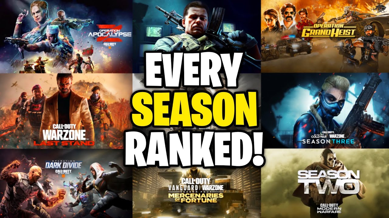 Every Call of Duty Season Ranked! (Black Ops 4, Modern Warfare, Cold ...