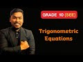 Trigonometric Equation || Trigonometry || SEE || NEW SYALLABUS || Opt. Math