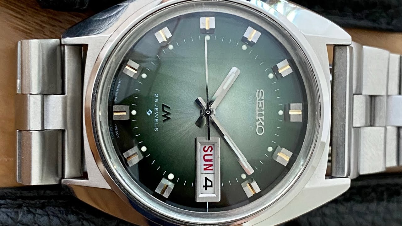 Винтажные часы Seiko LM LordMatic 5606-7230, август 1973 года, Beads of Rice 