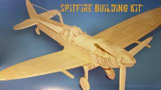 Spitfire building kit: Made in stop Motion 