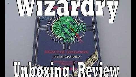 Wizardry Legacy of Llylgamyn The Third Scenario Unboxing & Review (PC / Computer)