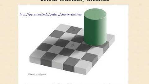 Colour constancy illusions and painting