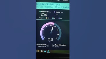 4G download and upload speed