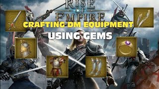 RISE OF EMPIRE: CRAFTING DRAGON MASTER EQUIPMENT USING GEMS