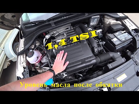 Skoda Rapid 2021 1.4TSI - Замеряю уровень масла после обкатки. Сколько ушло за 1200 км?