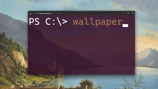 How to change wallpapers with powershell