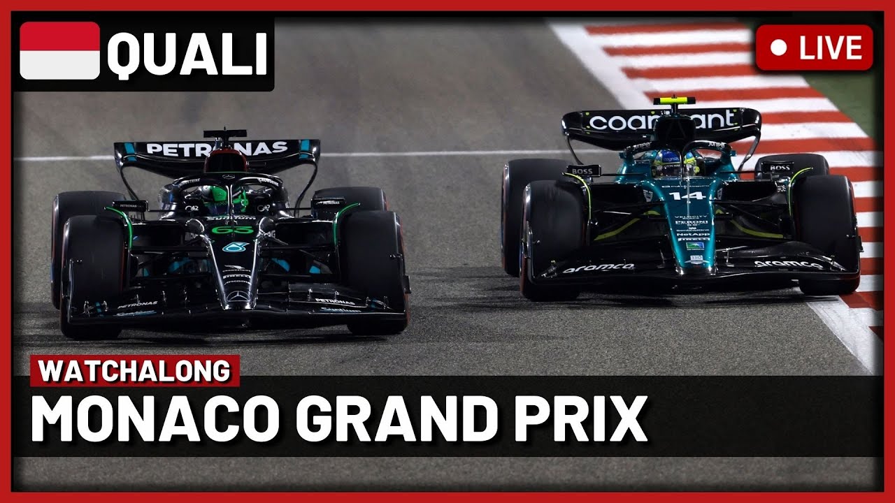 F1 Live - Monaco GP Qualifying Watchalong Live timings + Commentary