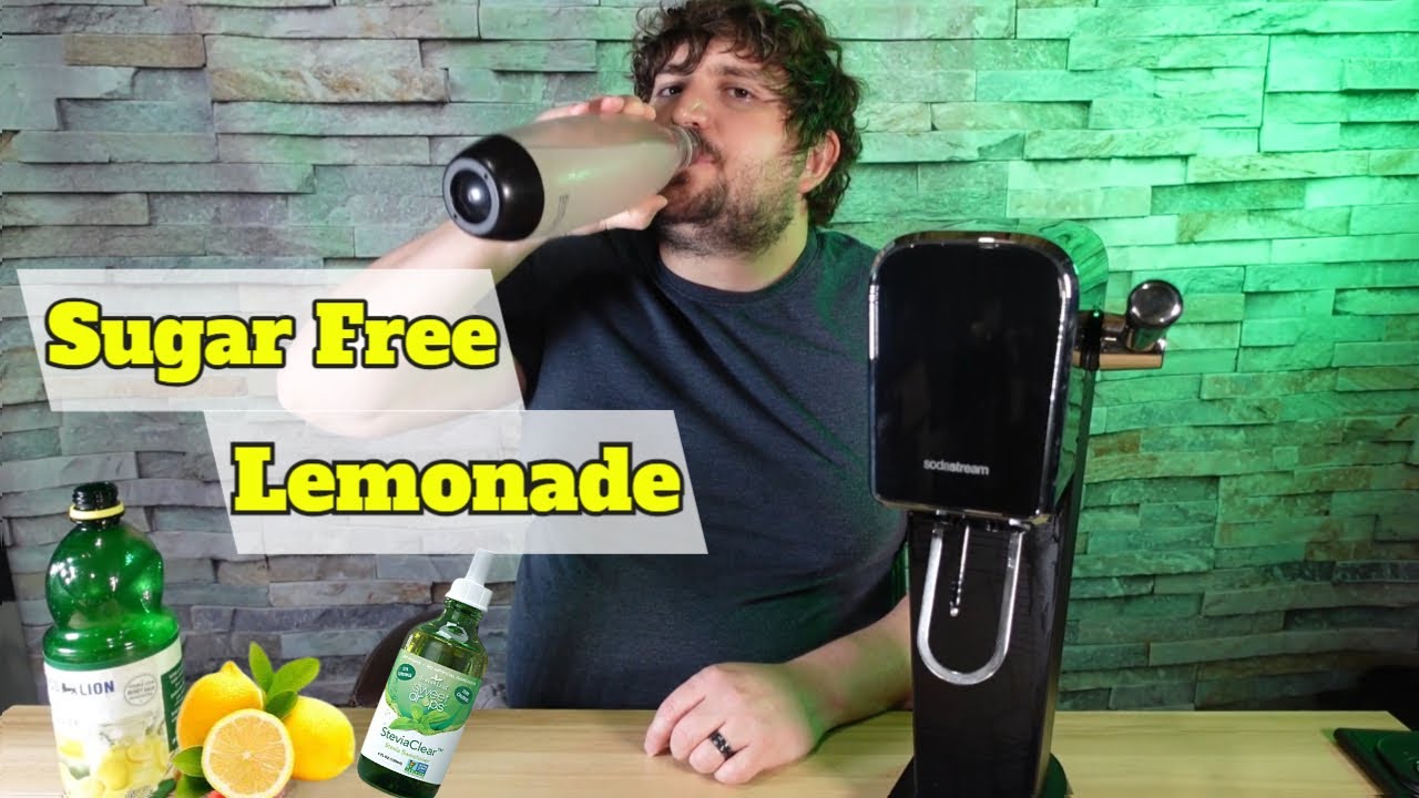 Sugar Free Lemonade With Sodastream Art