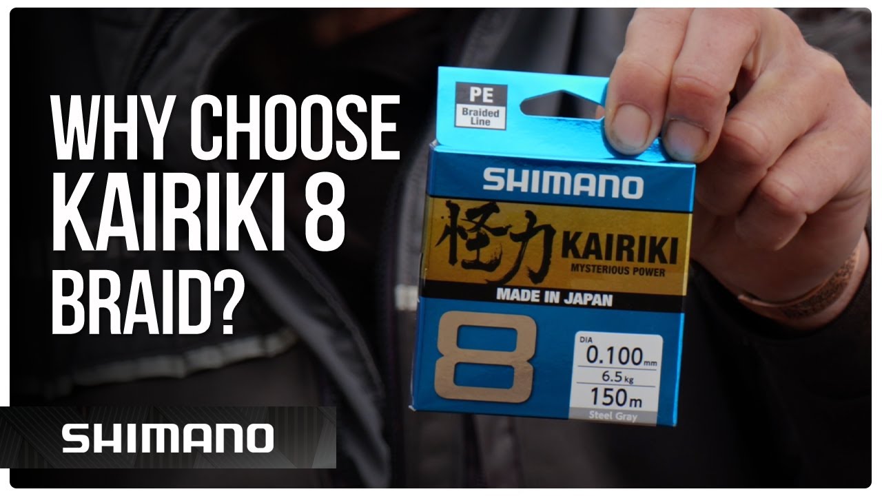 Shimano Kairiki 8 Strand Braid, Braided Fishing Line