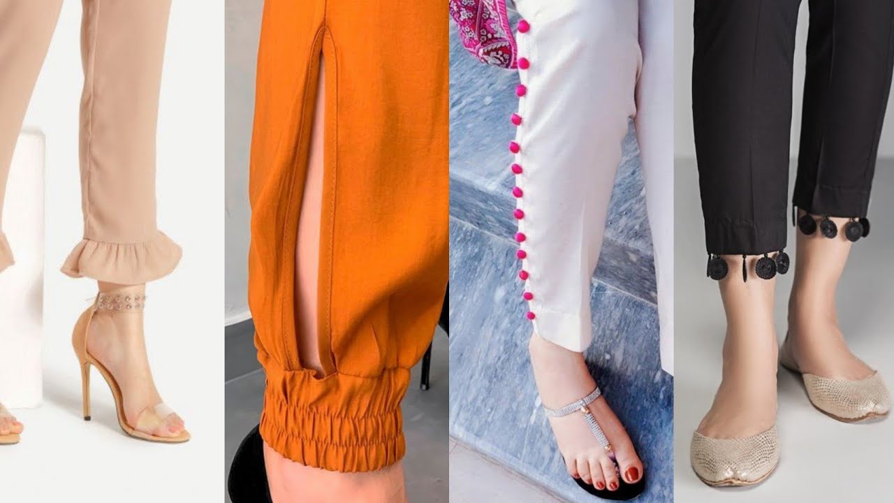 Salwar pant stylish design।। Trendy pant design ideas. YouTube