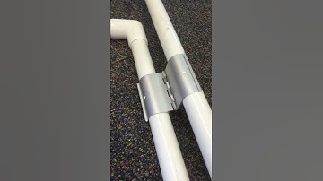 Snap Hinge / PVC Pipe Hinge / Great for Greenhouse Doors and Windows