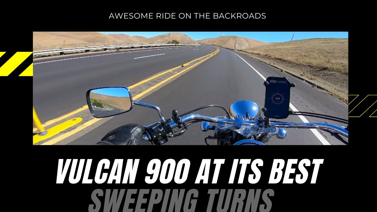 What is the Vulcan 900 sweet spot? Sweeping turns on the back roads