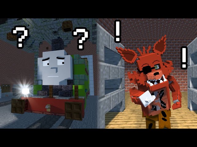 PERCY MEETS! FOXY THE PIRATE! IN MINECRAFT ANIMATION! class=