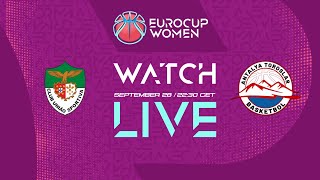 Sportiva Azoris Hotels v Antalya Toroslar BC | Full Basketball Game | EuroCup Women 2023