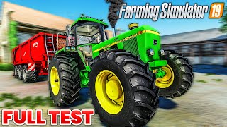 AMAZING TRACTOR | Farming Simulator 19 (John Deere 4450 Full Test) screenshot 1