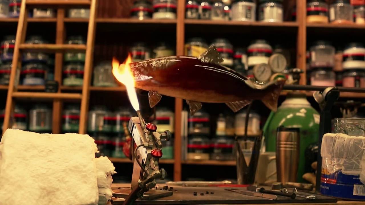 Nichols Art Glass - Salmon