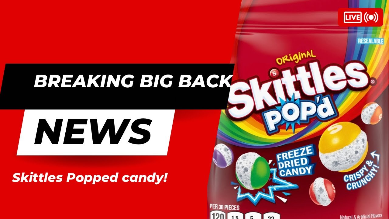 Trying Skittles Popped Freeze Dried candy - YouTube