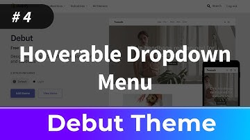 How to open menus on hover instead of click in  Debut theme? Clickable Dropdown Menu to Hoverable #4