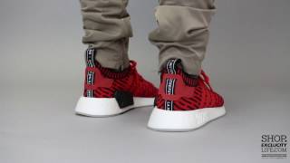 adidas nmd r2 pk black red