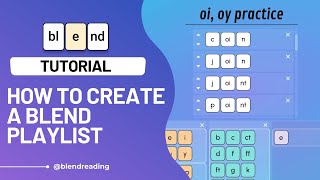 Blend Tutorial | How to create a Blend playlist