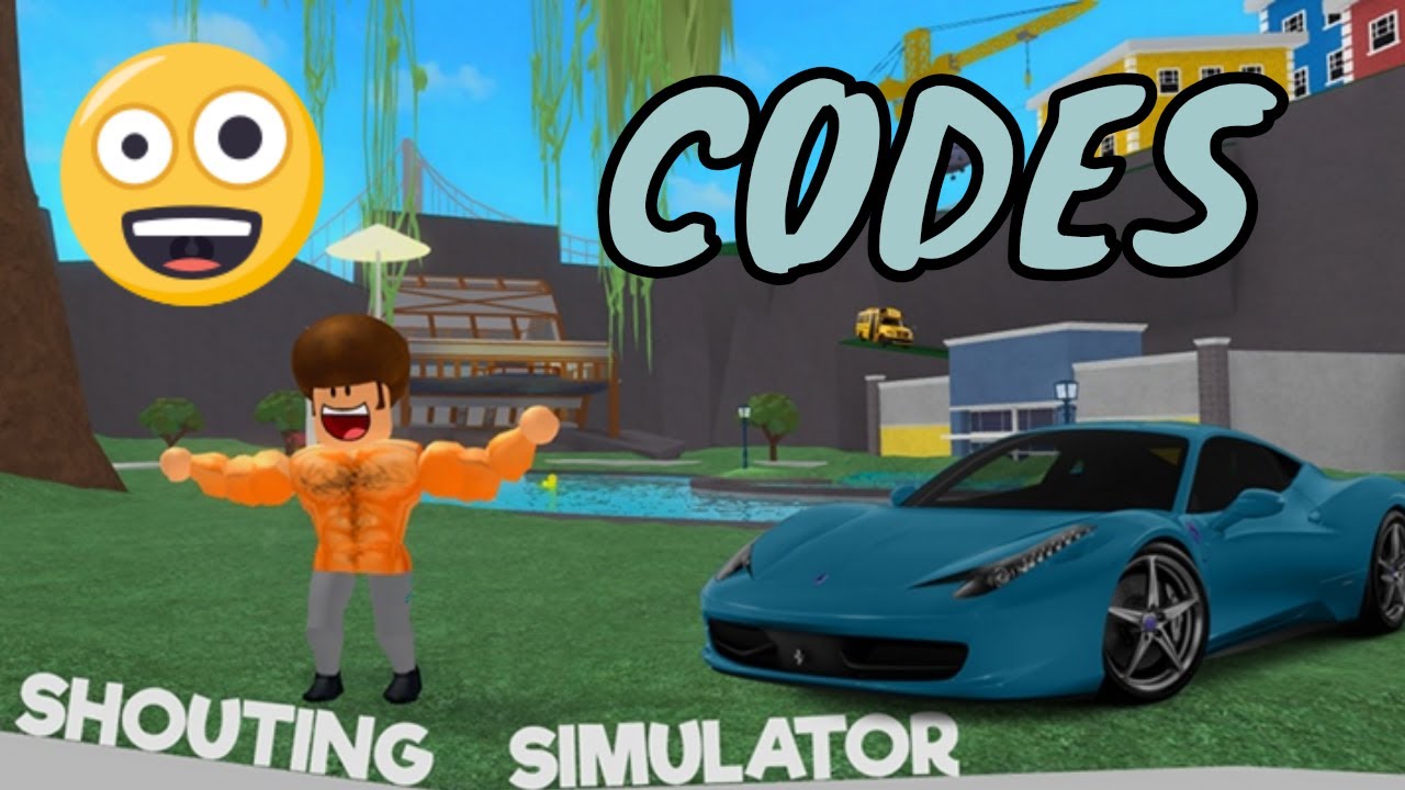 ROBLOX Shouting Simulator BRAND NEW CODE YouTube