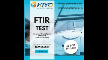 Featured Test: FTIR at Just 300 Rupees