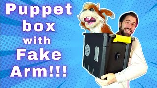Making a Box for Puppet with a Realistic Fake Arm! Great DIY Halloween Costume