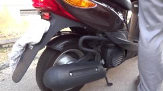 4サイクルインジェクションJOG　マフラー音　SA36J/SA39J　４ストジョグFI