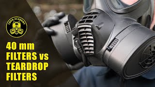 COMPARISON: 40 mm GAS MASK FILTERS VS PROPRIETARY ONES