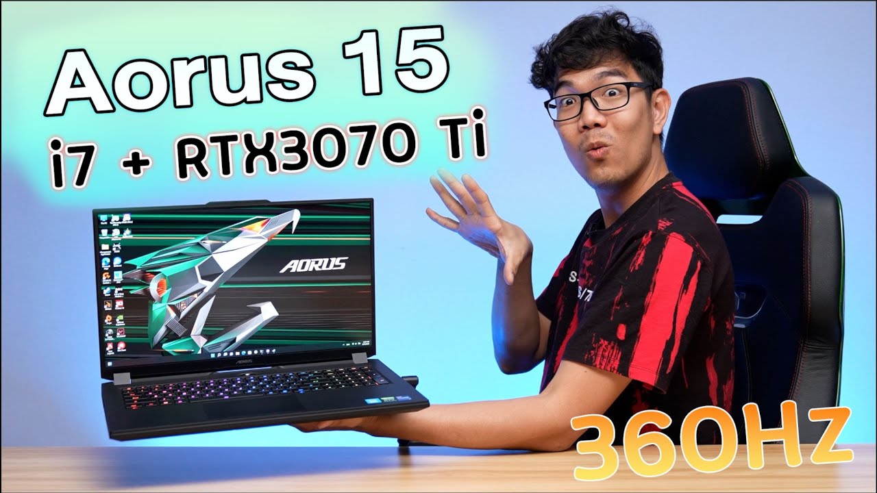 รีวิว AORUS 17 XE4 สเปก RTX 3070Ti + i7-12700H จอ 360Hz  โหดจัดดดด
