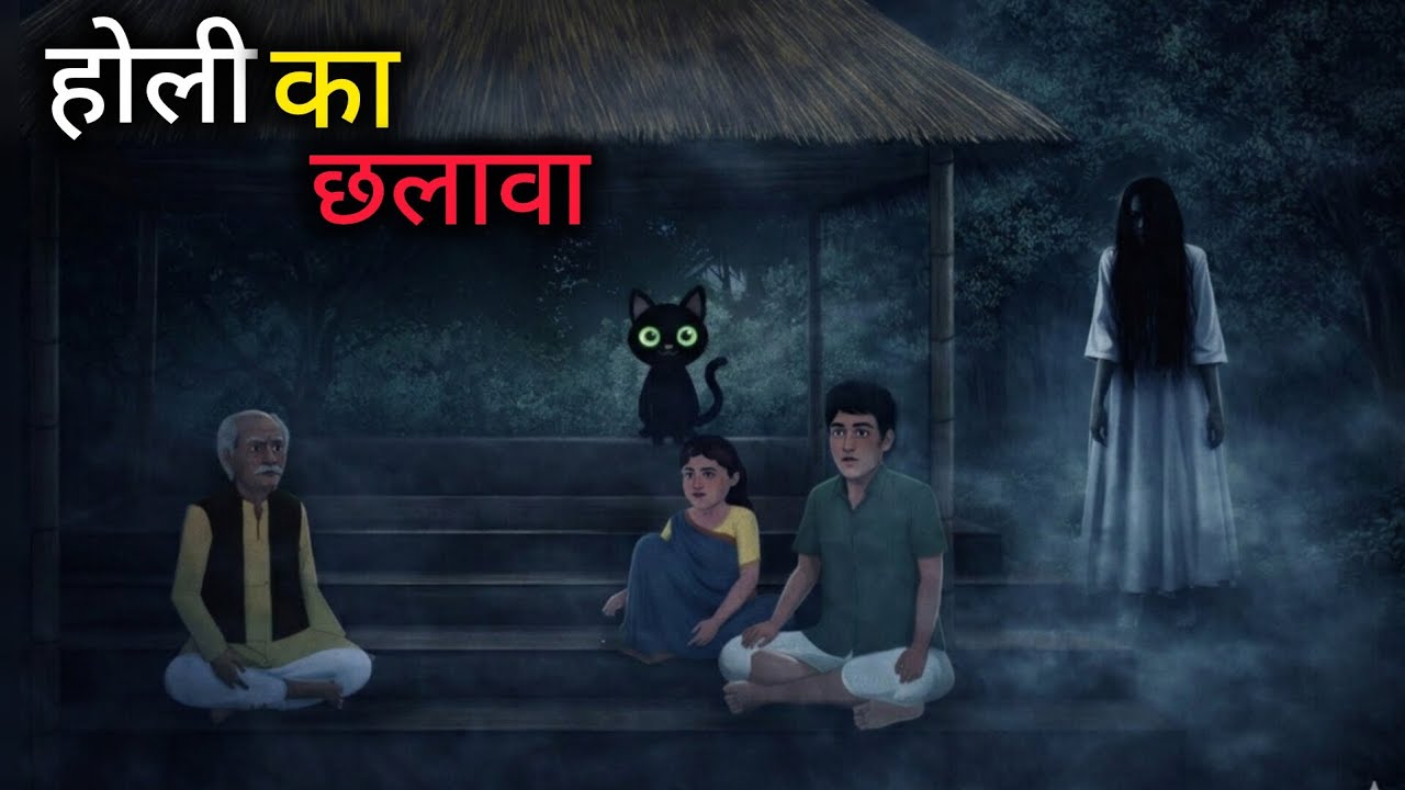 होली का छलावा l Hindi Bhutiya Kahaniya | Horror cartoon Hindi | Hindi Horror Kahani | Horror Story 