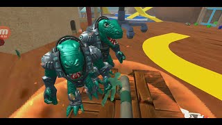 Army Toys Town Naxeex Studio Солдатик спасается от динозавров screenshot 2