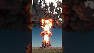 Epic Nuclear Blast: Massive Mushroom Cloud Erupts in Desert Apocalypse! 💥☢️🏜🔥 #ai