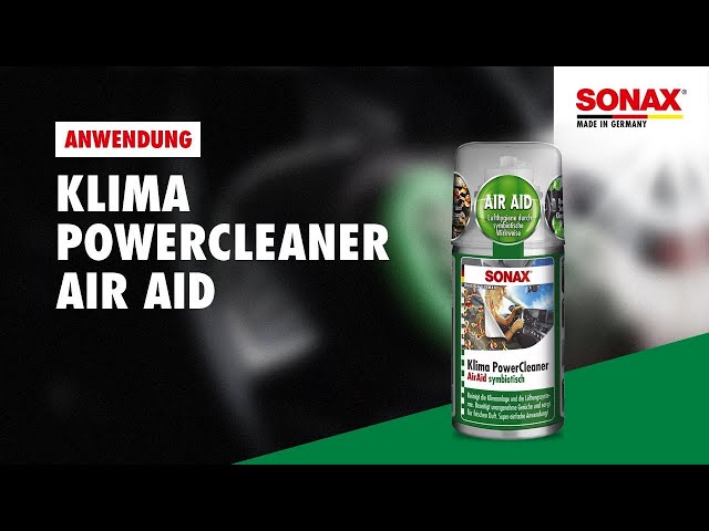 How to use SONAX Klima Power Cleaner AirAid Symbiotic AC Cleaner 