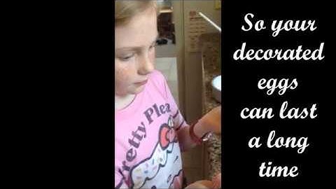 How to Blow Egg Out of the Shell