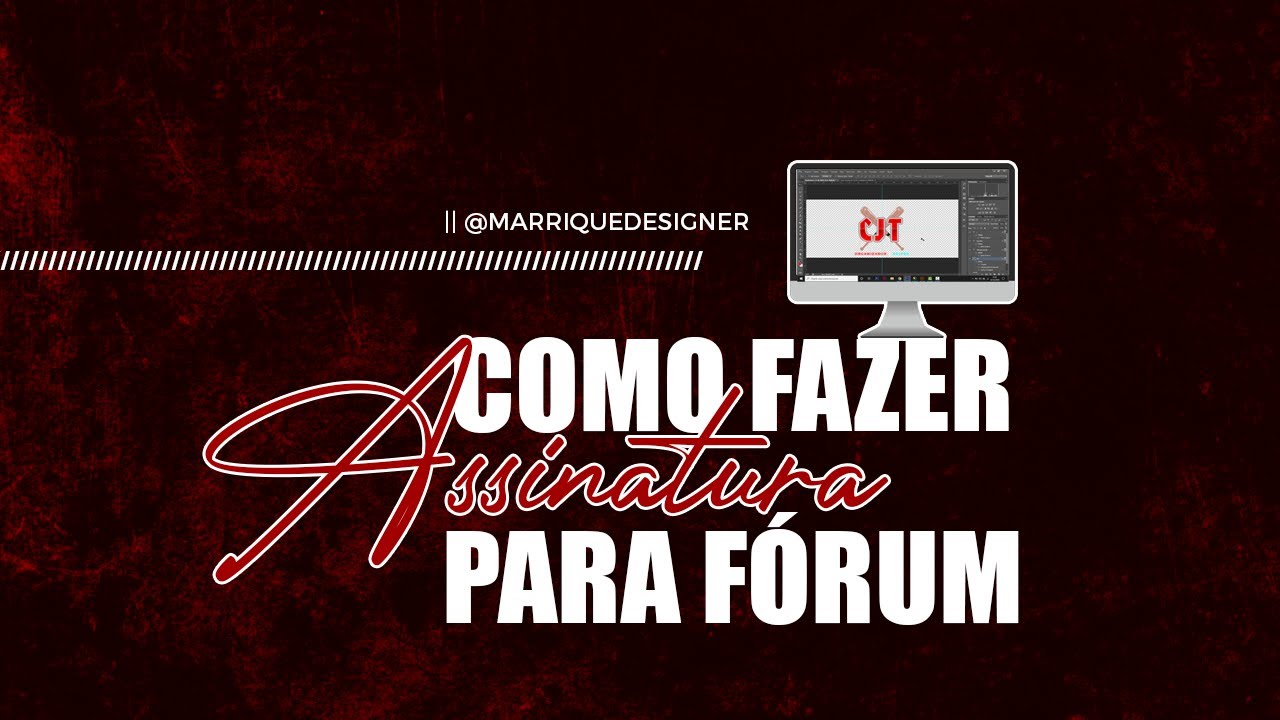 COMO FAZER ASSINATURA PARA FÓRUM | DEZEMBRO 2020 | By Marrique Designer ...