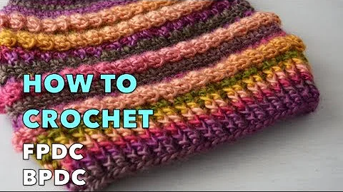 Master Ribbed Look with Front Post & Back Post Double Crochet