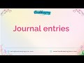 Journal entries | How to prepare journal entries? | Bookkeeping exercises