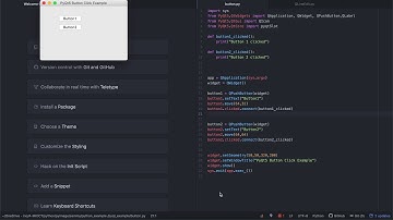 pyqt5 教學-- button