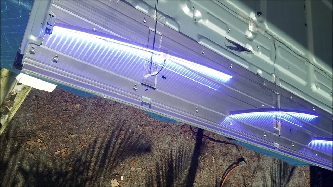 4K 75" Samsung TV dark side was backlight strips issue un75nu710df