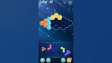 BLOCK! Hexa Puzzle! Skilled Level 32 (Rotate) - Lösung Solution Walkthrough