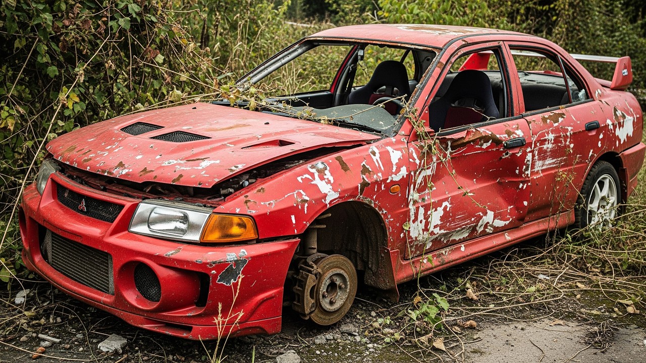 Mitsubishi Lancer Evolution IV Restoration – Full Repair & WRC Rally Car Detailing