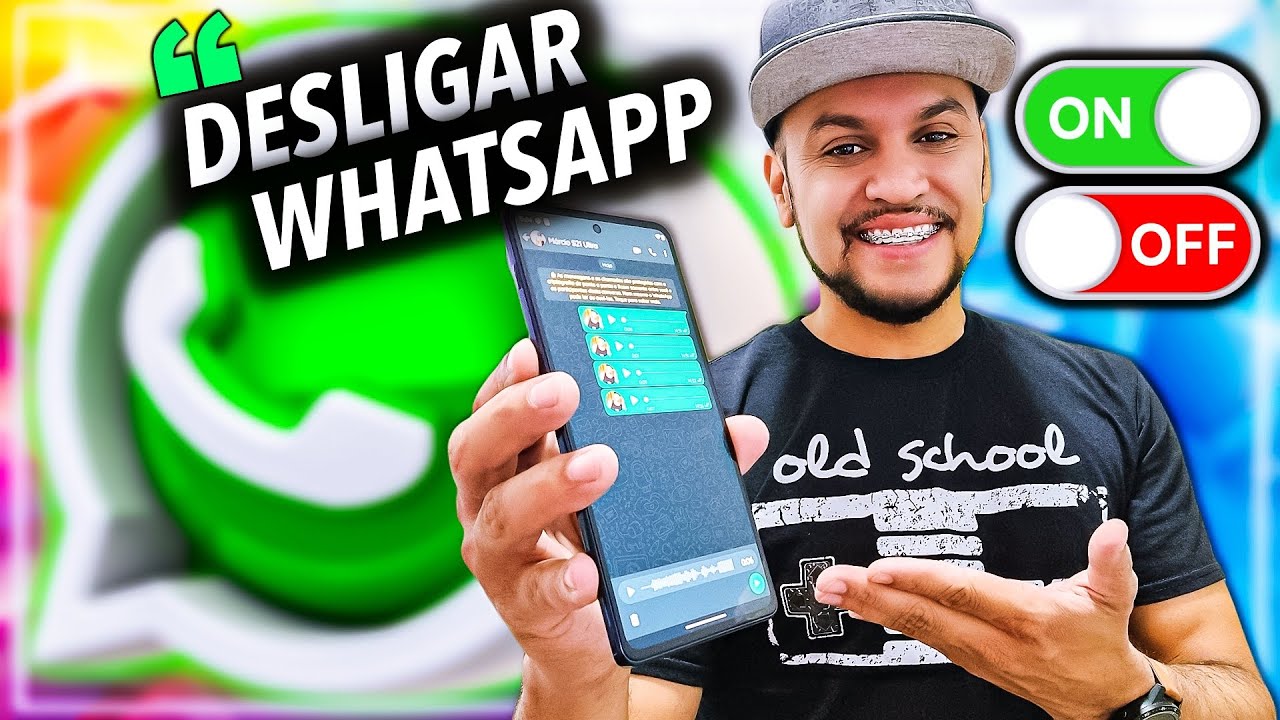 APRENDA COMO DESLIGAR O WHATSAPP SEM DESLIGAR A INTERNET - YouTube