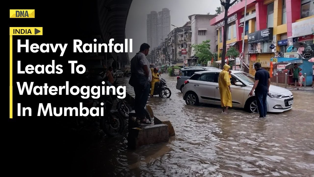 Mumbai: Heavy Rainfall Leads To Waterlogging In Parts Of Navi Mumbai ...
